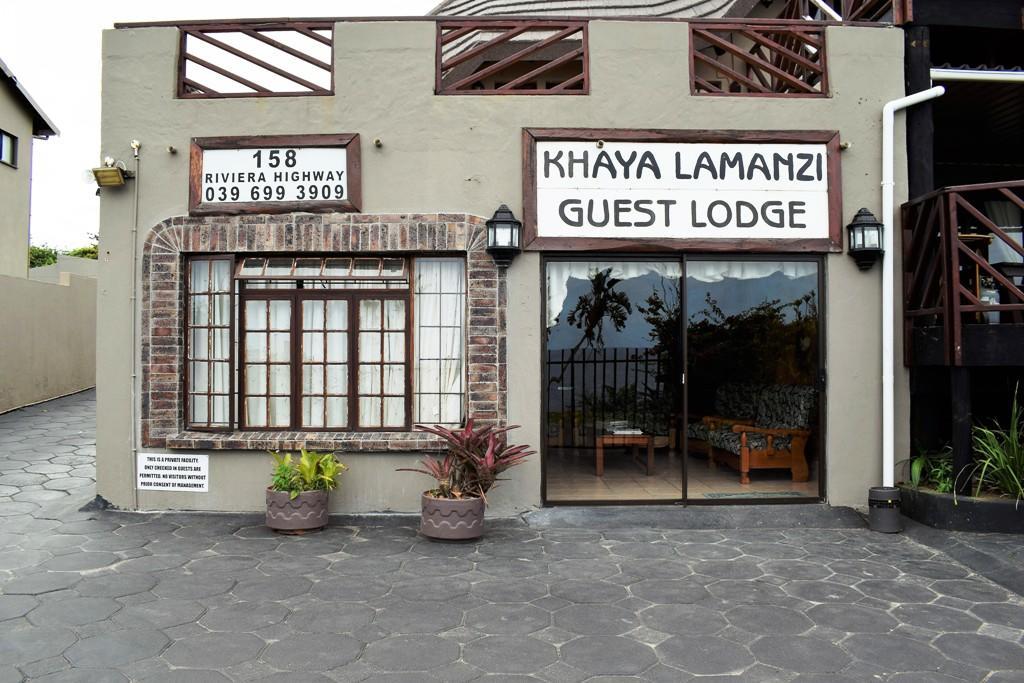 Khaya La Manzi Guest Lodge Hibberdene Bagian luar foto